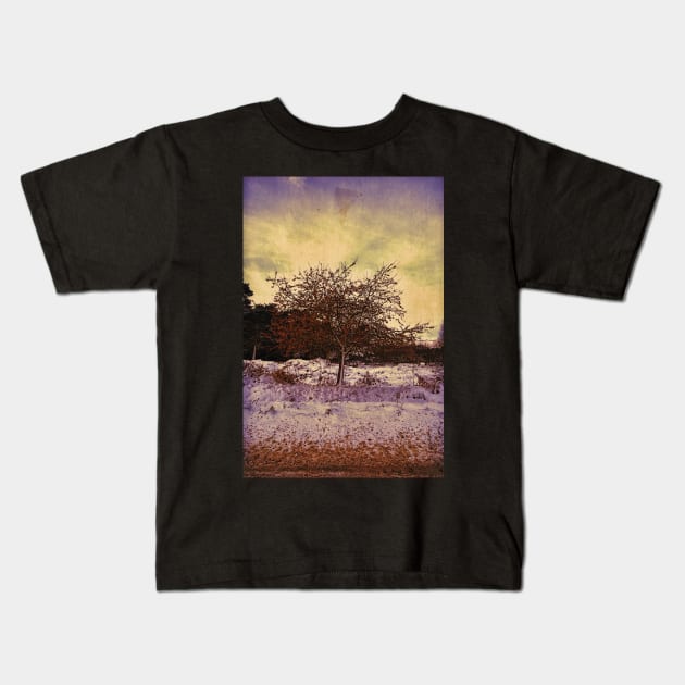 Winter Berries Kids T-Shirt by Nigdaw